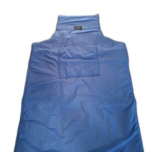 Blue Liquid Nitrogen Protective Apron Adjustable Straps OSFM 42"L NEW w/o Tags